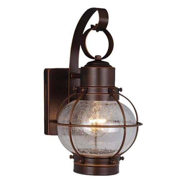 Perfecttwinkle 7 in. Chatham Dualux Outdoor Wall Light, Burnished Bronze - Steel PE2499389
